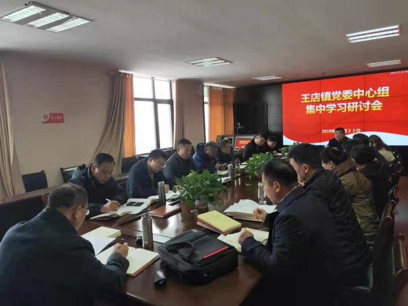 安徽潁州區(qū)王店鎮(zhèn)召開黨委中心組集中學習習總書記關于“三農”工作論述研討會